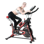 HomeFitnessCode Indoor Exercise Bike Stationary Bike with LCD Display