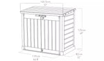 Keter Store It Out Max 1200L Outdoor Garden Storage Box & Wheelie Bin
