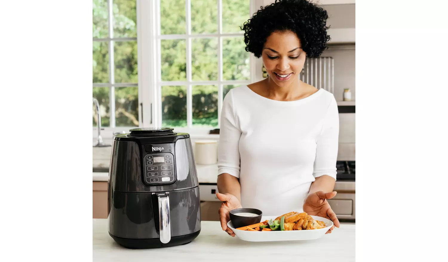 Ninja AF100UK Air Fryer 3.8L - Black