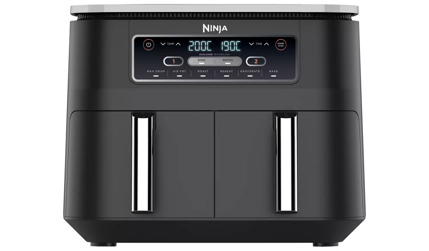 Ninja Foodi AF300UK - Hot air fryer - 7.6 litres - 2.47 kW - grey