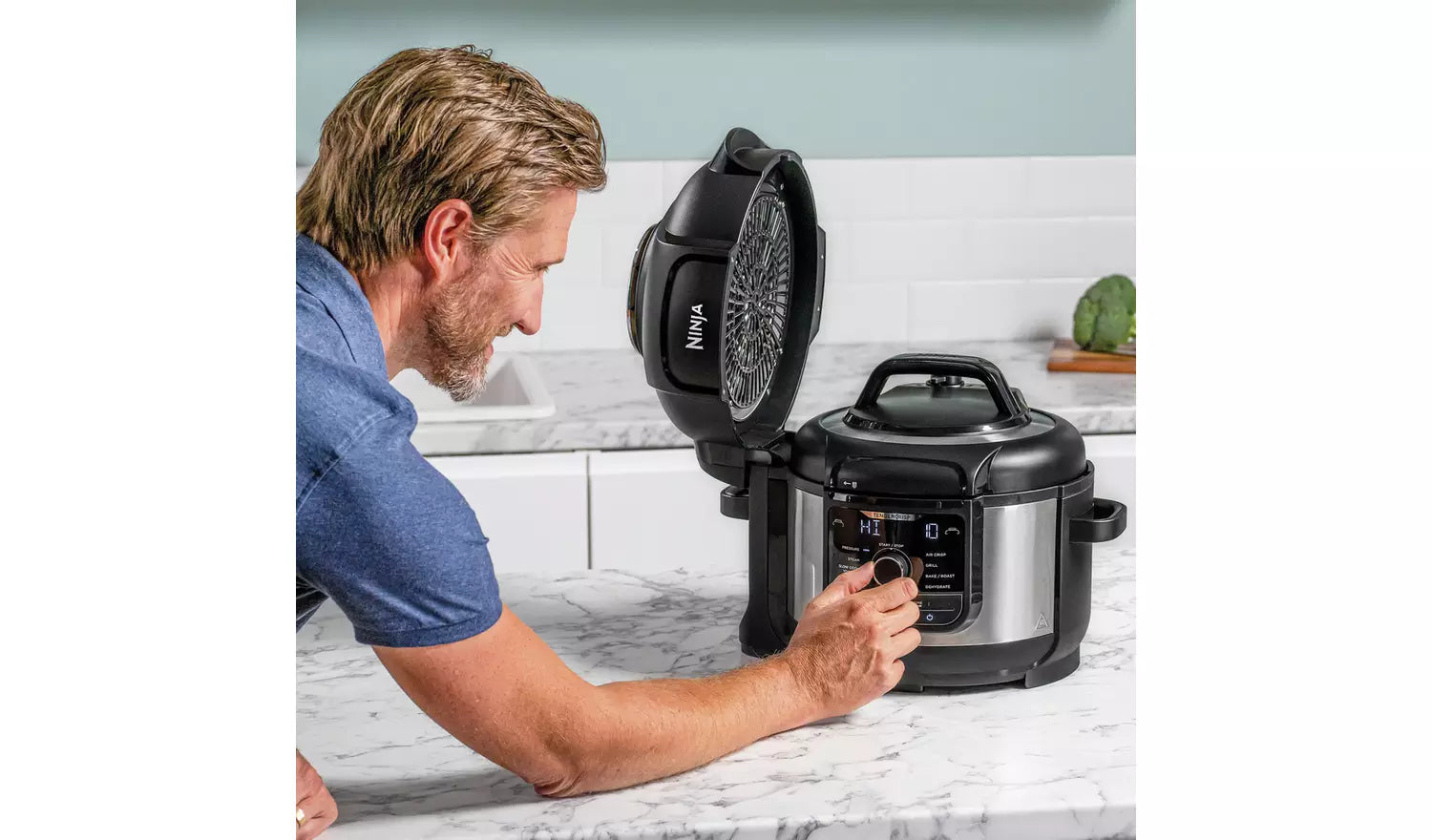 Ninja OP350UK 6L Foodi 9-in-1 Multi-Cooker Black