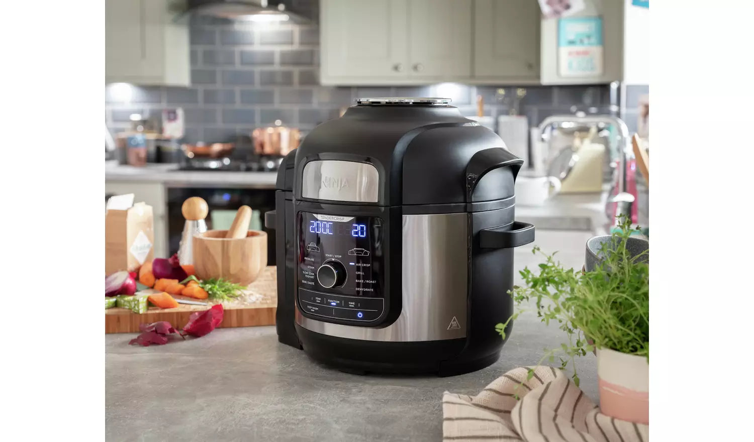 Ninja OP500UK Foodi Max Multi Cooker 7.5 Litres Black