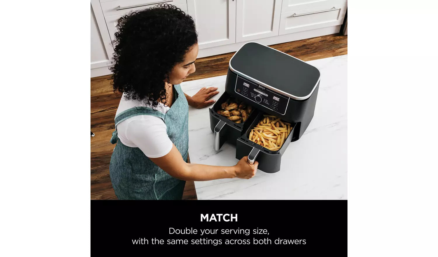 Ninja Foodi Max Dual Zone AF400UK 9.5L Air Fryer - Black