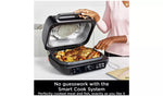 Ninja AG651UK Foodi Max Pro Health Grill Flat Plate & Air Fryer Black