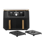 Ninja Foodi Max 9.5L Dual Zone Air Fryer - AF400UKCP - Copper / Black