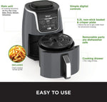 Ninja AF160UK Max Air Fryer 5.2 Litre Black