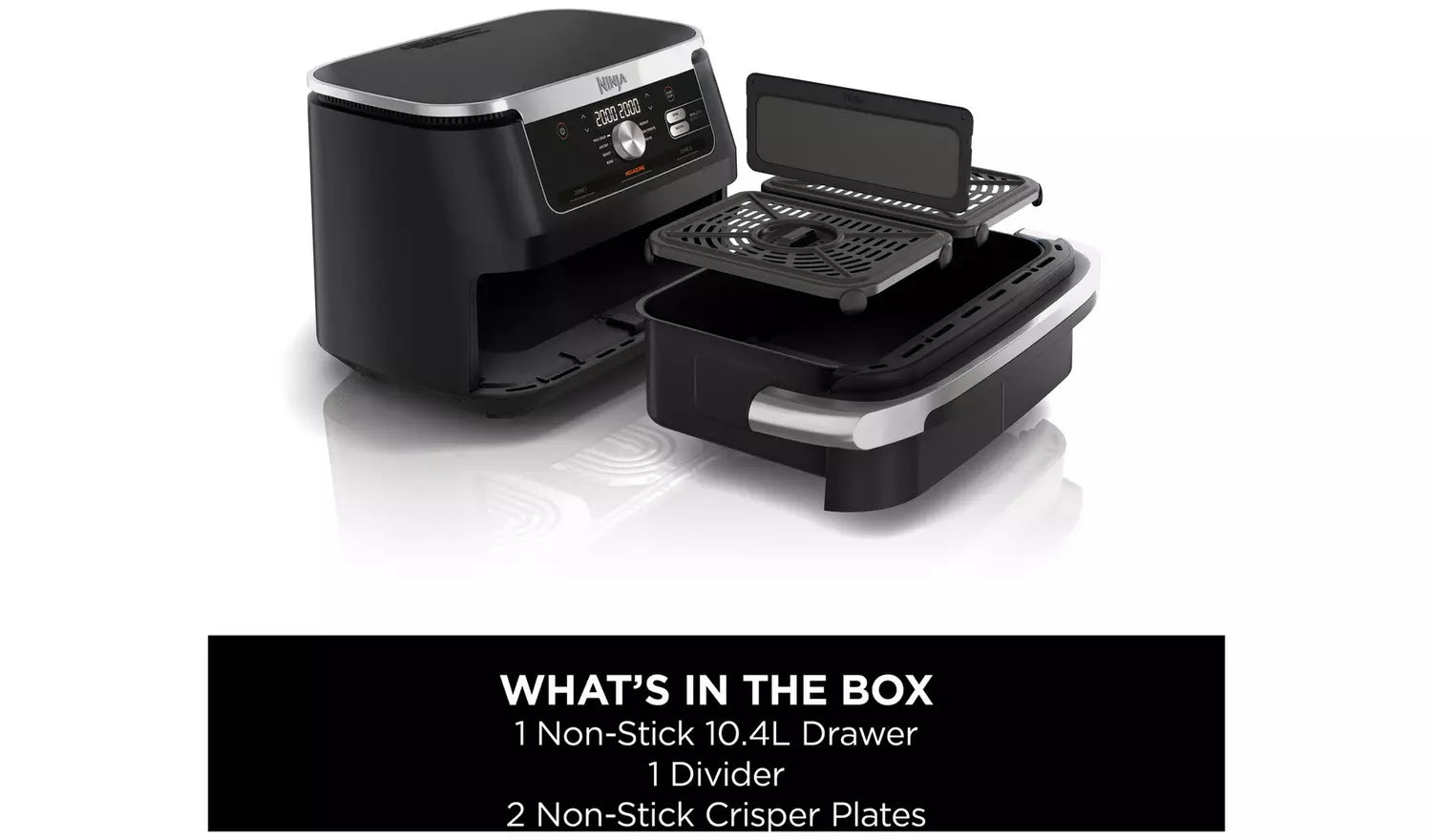 Ninja AF500UK Foodi FlexDrawer Air Fryer 10.4L