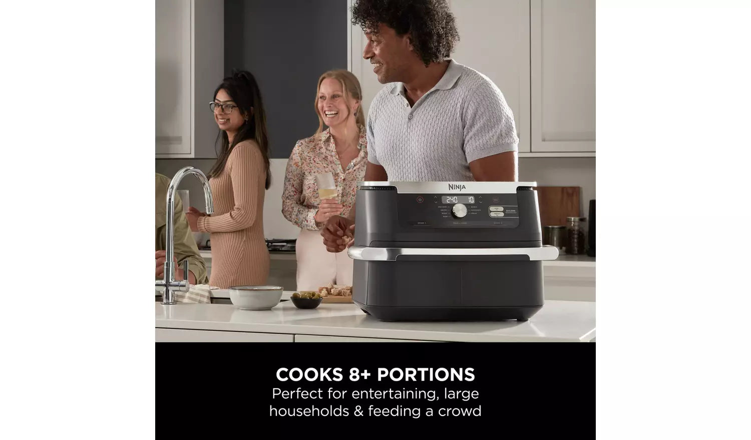 Ninja AF500UK Foodi FlexDrawer Air Fryer 10.4L