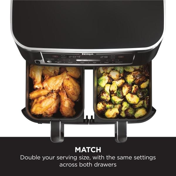Ninja Foodi Dual Zone AF451UK 9.5L Air Fryer - Black
