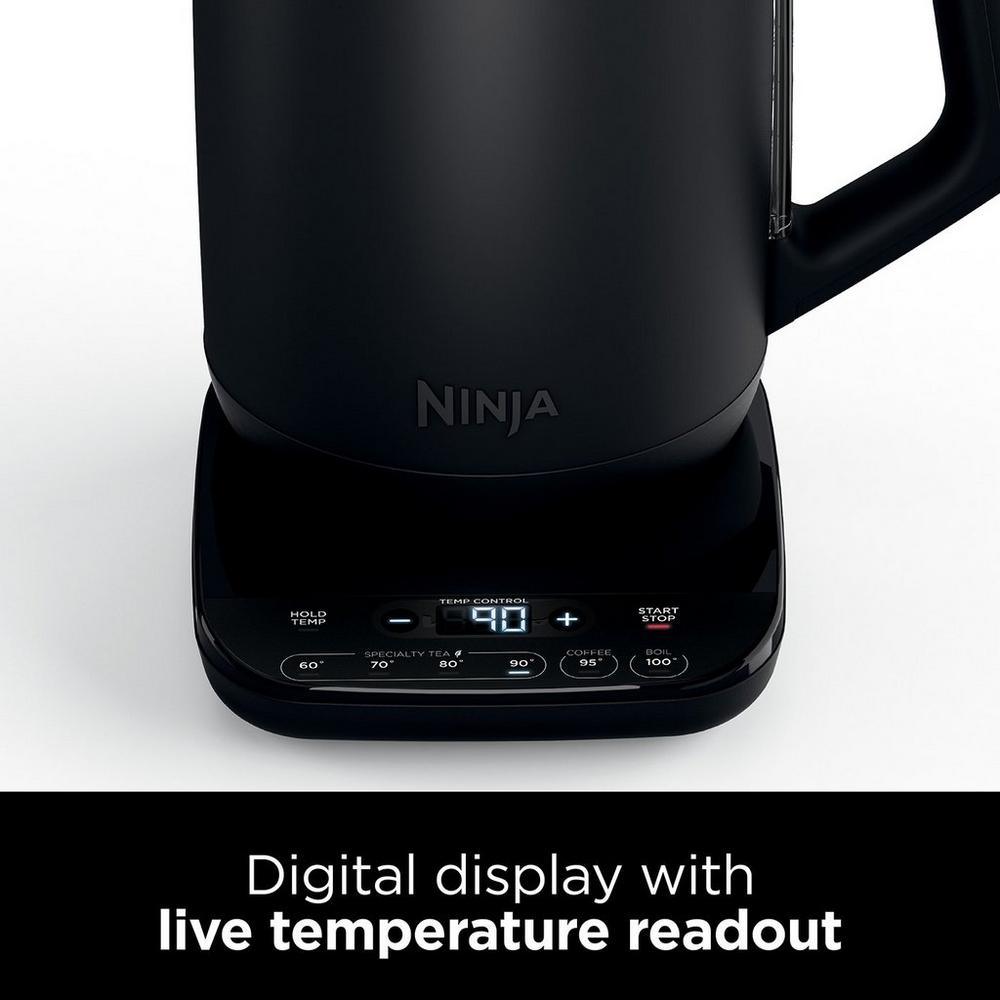Ninja KT200UK Perfect Temperature Kettle, 1.7L, Black