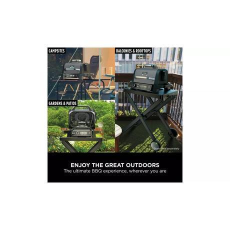 Ninja Woodfire OG701UK Electric BBQ Grill & Smoker - Black