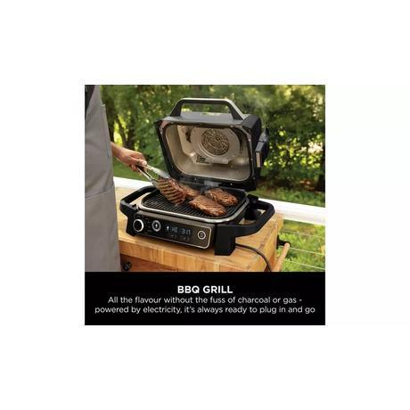Ninja Woodfire OG701UK Electric BBQ Grill & Smoker - Black