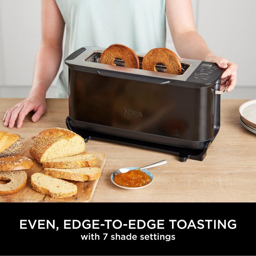 Ninja ST200UK Foodi 3-in-1 Toaster - Grill & Panini Press - Black