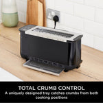 Ninja ST200UK Foodi 3-in-1 Toaster - Grill & Panini Press - Black