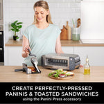 Ninja ST202UK Foodi 3-in-1 Toaster - Grill & Panini Press - Stainless Steel