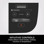 Ninja ST202UK Foodi 3-in-1 Toaster - Grill & Panini Press - Stainless Steel