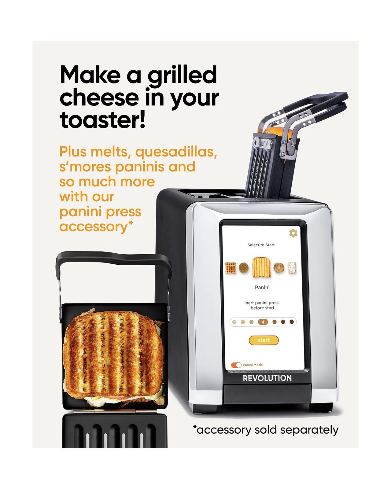 Revolution InstaGLO R180 Toaster. 2-Slice, high-end stainless steel design.