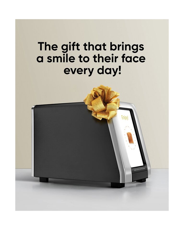 Revolution InstaGLO R180 Toaster. 2-Slice, high-end stainless steel design.