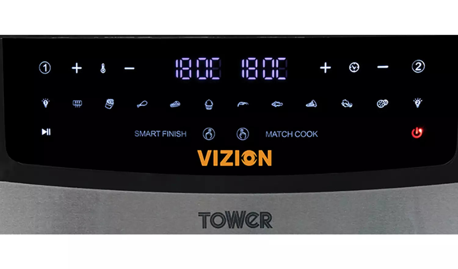 Tower T17100 9 Litre Vortx Vizion Dual Basket Air Fryer